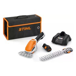 Set tagliabordi batteria con lama siepi HSA 26 (10,8V; 2,6Ah) AS SYSTEM HA030113521