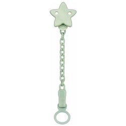 Porta succhietto Easy clip con catenella Verde 00040852400000