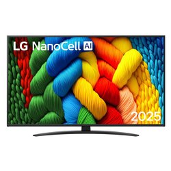 Tv 50" (LED) WebOS SERIE NANO81 Black 50NANO81A6A API