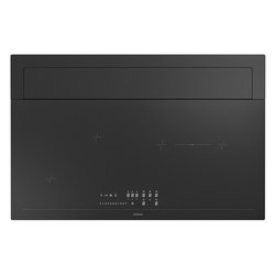 Piano cottura aspirante 4 zone cottura INNOVA Slim 80 A Petra Black Matt (80cm)