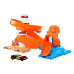 Playset Creature Mostruose con auto 1:64 HOT WHEELS CITY Assortito HDR29