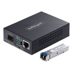 Convertitore rete Media Converter Fibra LC Black MCM1110SMLC20