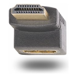 Adattatore video HDMI 2.0 con angolo retto Black HDMI2HDMIMFDN
