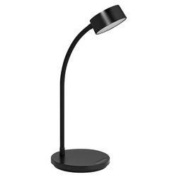 Lampada tavolo OFFICE LINE DESK CYLINDER Black (1 luce - 221 Lumen - 4,8 W - Bianco CCT) (13,5x18x31cm)