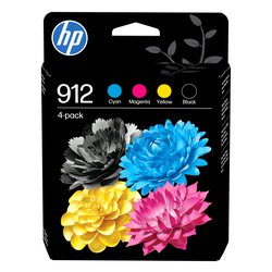 Set cartucce stampante Series 912 Nero/Ciano/Magenta/Giallo 4 Pack 6ZC74AE
