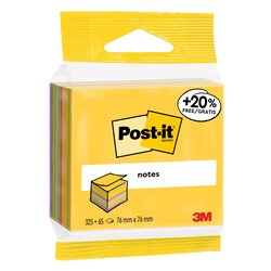 Notes adesivi 390 ff carta PEFC (76x76mm) POST-IT Multicolore 4046719432080