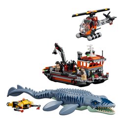 LEGO Jurassic World (77983). Attacco alla barca del dinosauro Mosasaurus