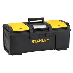 Cassetta per attrezzi con vaschetta materiale plastico (61x27x28cm) ONE TOUCH Nero e Giallo 179218