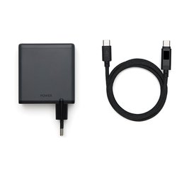 Caricabatterie USB Type-A, USB Type-C POWER 140W GaN Charging Combo Black DJP140