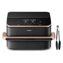 Friggitrice ad aria (6in1) 2800W (10Lt) Dual Blaze Twinfry Chef Edition Dark gray e Rose gold KAAPAFCSSEU0204Y