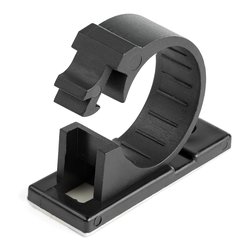 Ferma cavi Clip Autoadesivi Black CBMCC3