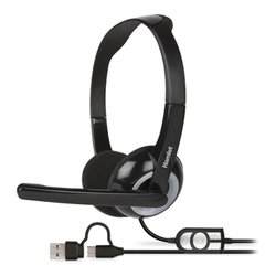 Cuffie microfono filo Smart USB C Headset Black HHEADMUS CA