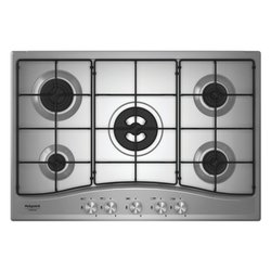 Piano cottura gas 5 zone PCN 753N T IX HA Inox (75cm)