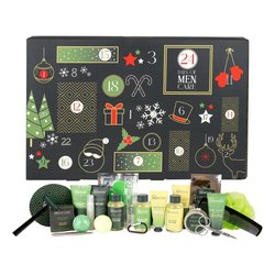 Set regalo uomo Calendario dell'avvento uomo bagno e cura