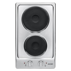 Piano cottura elettrico 2 zone Vega Inox (30cm) classe Acciaio Inox 1PVG2E