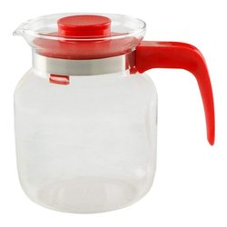 Caraffa vetro borosilicato (1,25Lt) con coperchio CLASSIC Rosso 712A000 5646