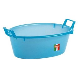 Mastello ovale 2 manici (55x20cm) Azzurro 31550