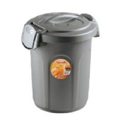Bidoncino (8L) coperchio a clip SPEEDY Silver 70250