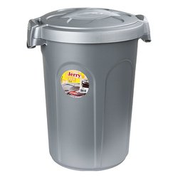 Bidoncino (23L) coperchio a clip JERRY Silver 70300