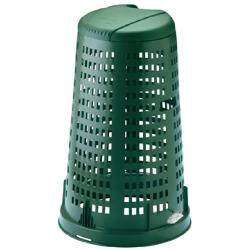 Porta sacco rifiuti (100L) con coperchio Verde 24702