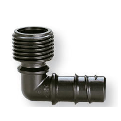 Image of Set raccordi impianti irrigazione A Gomito per Tubo Collettore 1/2" RAINJET 91082 cod094