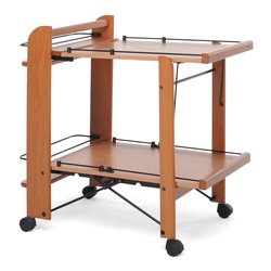 SERVICE Carrello porta vivande Noce