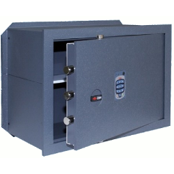 Cassaforte a combinazione incasso muro (49x20x36cm) DGT VISION Grigio scuro 182710500