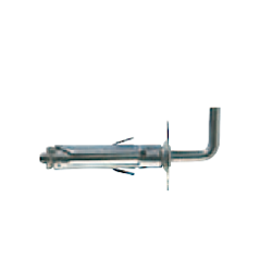 Set tasselli metallo con gancio medio (9mm) Sbs 9 2 K ( 4 pz) 04472