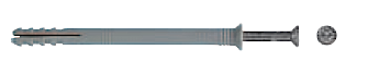 Set tasselli plastica, vite a percussione (6 mm) N 6 60 K 504507