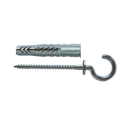 Set tasselli plastica con occhiolo aperto (6mm) Ux 6X35 R K ( 4 pz) 71908