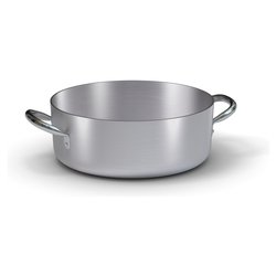 Image of Casseruola Alluminio (40cm) PROFESSIONALE SERIE 7000 argento naturale 7016 40 cod094