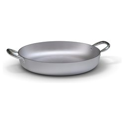 Tegame Alluminio (32cm) PROFESSIONALE SERIE 7000 Silver naturale 7008 32