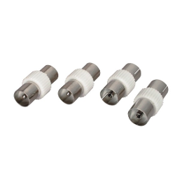 Connettore antenna Set Adattatori per Cavo Coassiale Silver e White PP0596