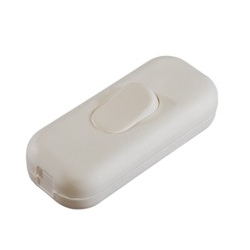 Pulsante cavo elettrico Unipolare Terminale bianco 250V 2A PP0474