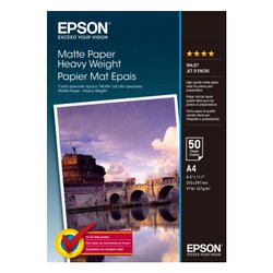 Carta fotografica A4 50pz Matte Paper Heavy Weight C13S041256
