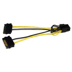 Cavetto interno Sata a Scheda Video Pci Express 8 Pin 0,15m SATPCIEX8ADP