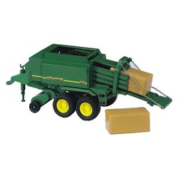 Rimorchio Pressaballe scala 1:16 JOHN DEERE 02017