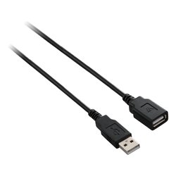 Cavo USB 2.0 Extension Black 1,8m V7E2USB2EXT 1 8M
