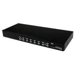 Kvm switch USB PS 2 a 8 porte montabile a rack 1U Black SV831DUSBGB