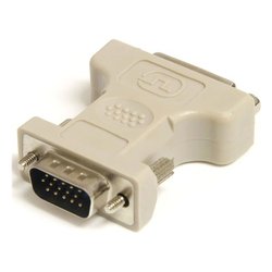 Connettore video da Dvi a Vga F M Black DVIVGAFM