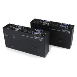 Kvm switch Extender console a doppio VGA Black SV565DUTPU