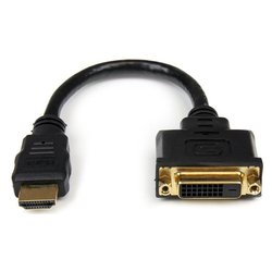Adattatore video Hdmi a Dvi D Black HDDVIMF8IN