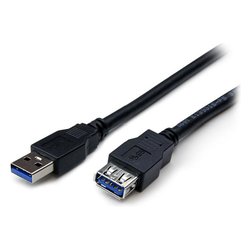 Cavo USB 3.0 Extension Black 1m USB3SEXT1MBK