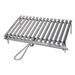 Image of Griglia barbecue con recupero grassi inox (50x35cm) 20630 cod094