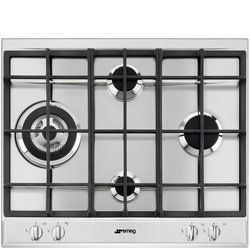 Piano cottura gas 4 zone SELEZIONE P261XGH Inox (60cm)