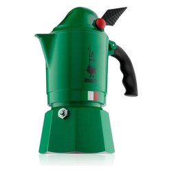 Caffettiera Alluminio 3 Tazze MOKA ALPINA Verde 0002762MR