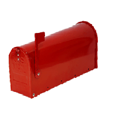 Cassetta posta americana (17x48x22,2cm) TOPOLINO Rosso 18USA1VRRO