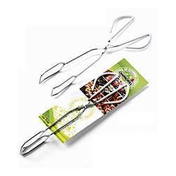 Pinza barbecue acciaio a forbice (40cm) Cromo PI400