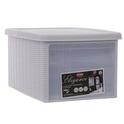 Contenitore (15Lt) ELEGANCE Bianco 30001