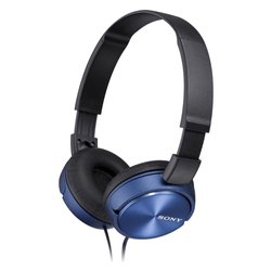 Cuffie filo SERIE ZX Pieghevole Blue e Black MDRZX310L AE 1,2m